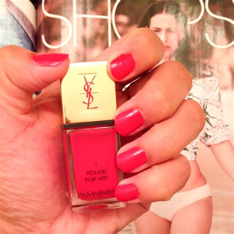 ysl rouge pop art nail polish